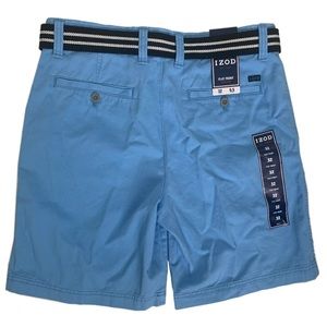 Brand New! IZOD Men’s Blue Belted Shorts